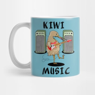 Kiwi Playing Guitar Mug